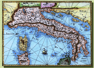 Historical Italia's Map